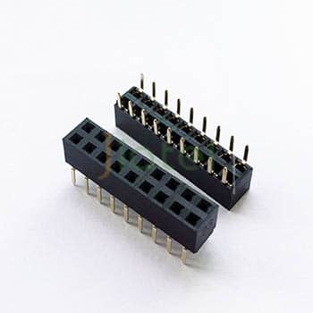 2.0mm Pitch Double Row Bottom Entry Female Header H4.3mm