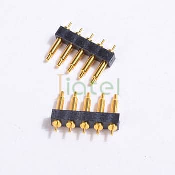 3.0mm Pitch 5Pin Through hole DIP Pogo Pin Header Connector