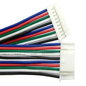 2H/ 2.0mm pitch 10 pole female crimp housing ,UL1007 26awg Cable Assemblies