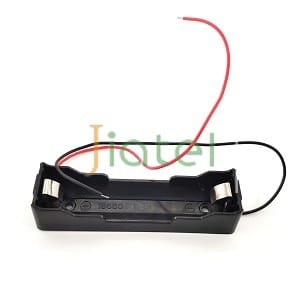 Single Slot 18650 Battery Holder with Leads/Wire