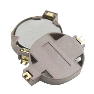 PPA Brown Gold plating 20mm Coin Cell CR2032 SMT Battery Holder ,Sony Alternative Battery Socket