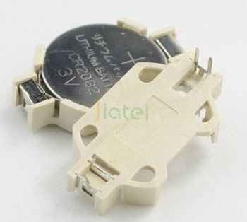 Through-Hole Mount Battery Holder CR2032