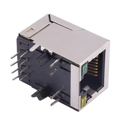 100M Base Shieled Magnetic Modular Jack RJ45 Connector with Transformer - Image 5