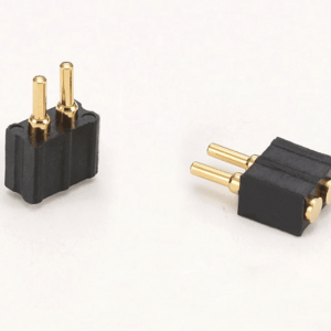 2.54mm 2 pogo pin battery connector supply
