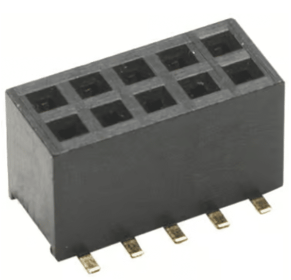 SMT female socket header for PCB board-to-board connection