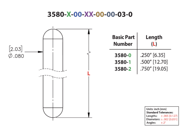 mill-Max 3580 drawing