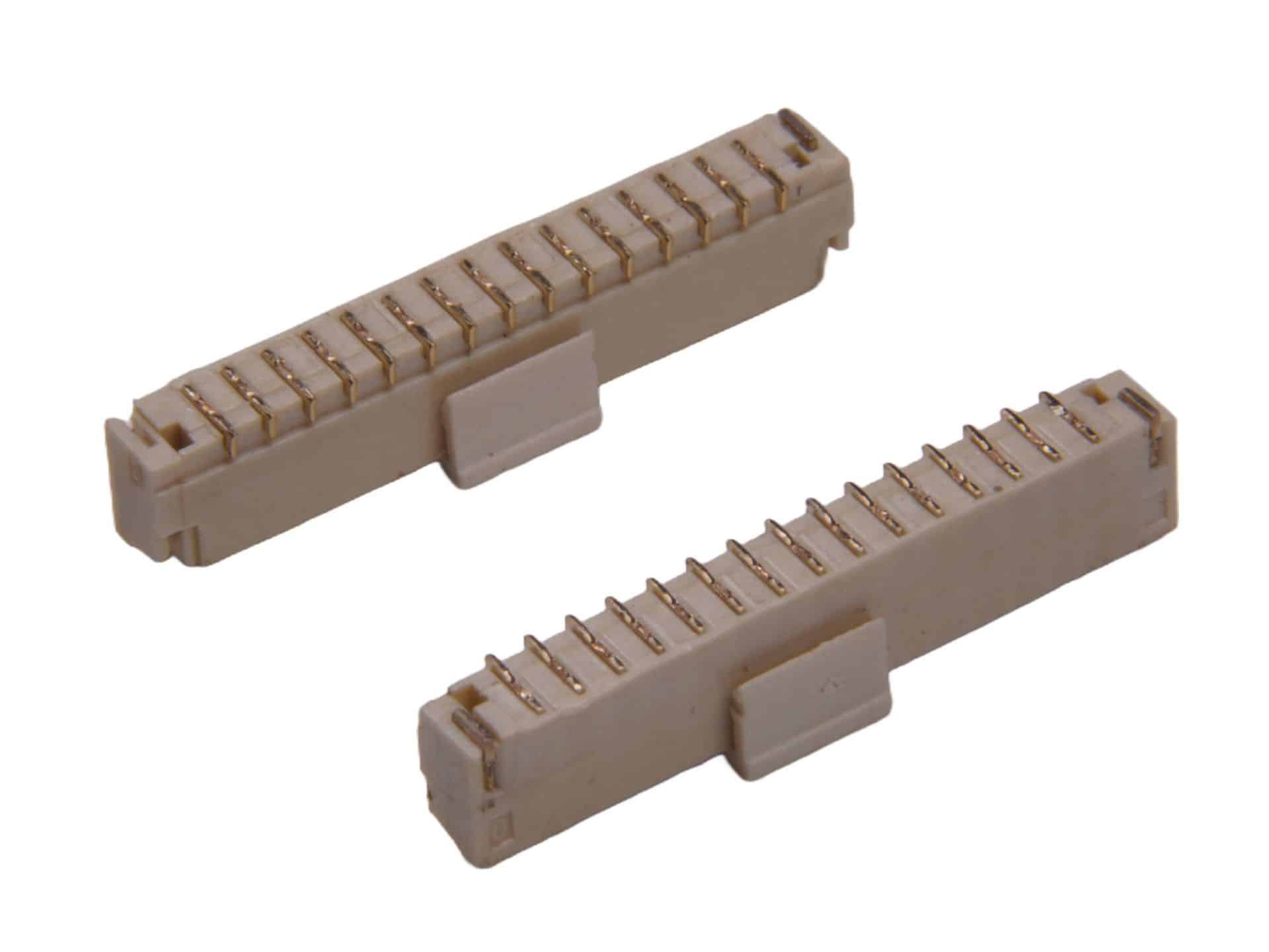 JST 0.8mm 15-Pin Piercing Terminal – 90° SMT