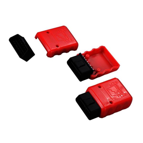 OBD-90-Degree-Reverse-Male-Connector-with-Red-Diagnostic-Housing