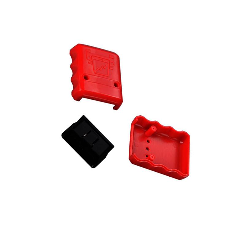 OBD 90-Degree Reverse Male Connector with Red Diagnostic Housing – Automotive Diagnostic Plug (SAE J1962 Compliant) - Image 2