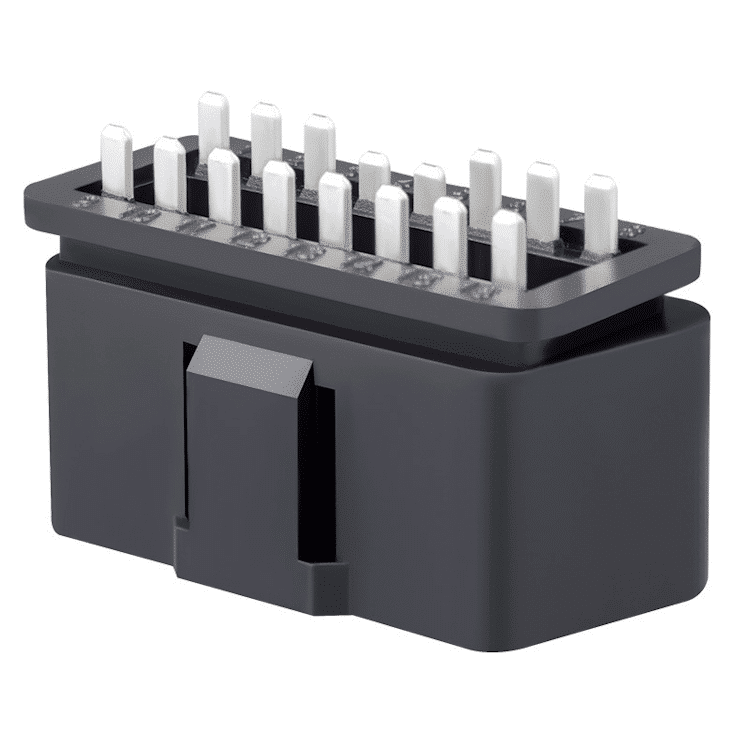 OBD-II J1962 Male Connector Plug - 16 Pin Straight, Solder Type with Housing for DIY Telematics, Diagnostic Tools, and Cable Repair - Image 3