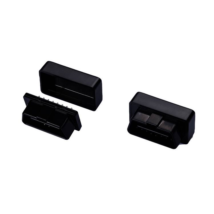 OBD2 Flame Retardant Black Short Shell Connector