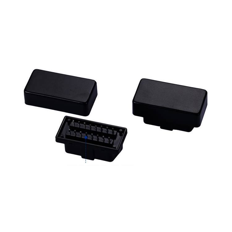 OBD2 Flame Retardant Black Short Shell Connector