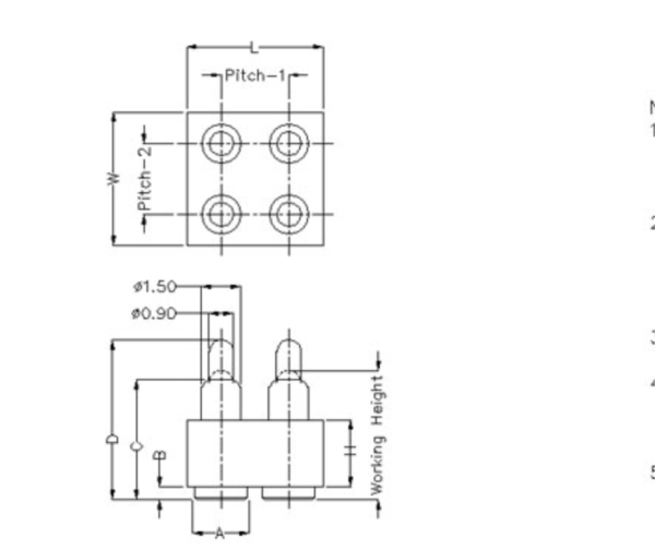 4pin-pogo-pin-double-roow-type