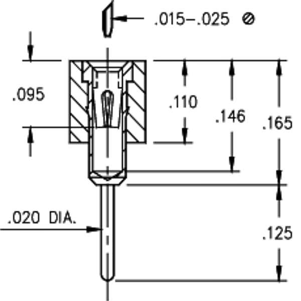 Mill-Max 510-06-000001 PGA Socket - Through-Hole Machined Pin IC Socket - Image 2