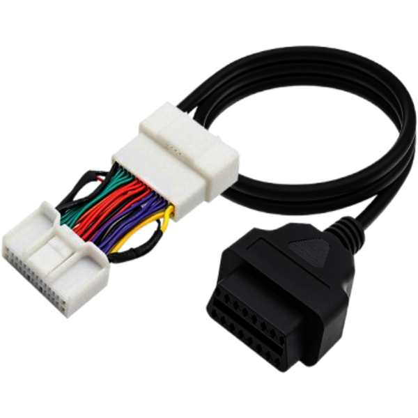 jiatel Custom Tesla Model 3/Y OBD2 Diagnostic Harness - 26Pin to 16Pin Splitter Cable