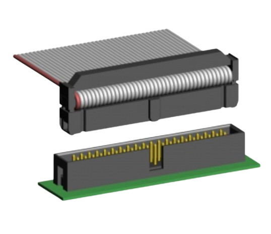 2.54 IDC To Box Header Flat Cable Assembly