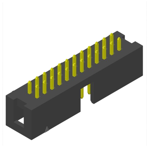 2.54mm 180° Box Header 2